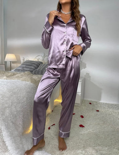 Violet • Pajama de seda
