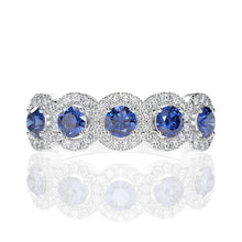 Cargar imagen en el visor de la galería, Edwardian Sapphire • Luxury Ring