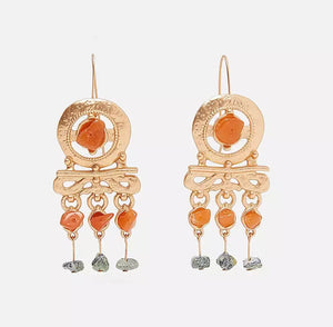 Manuela Earrings | Orange