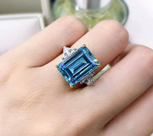 Cargar imagen en el visor de la galería, Diana Spencer • Aquamarine Ring