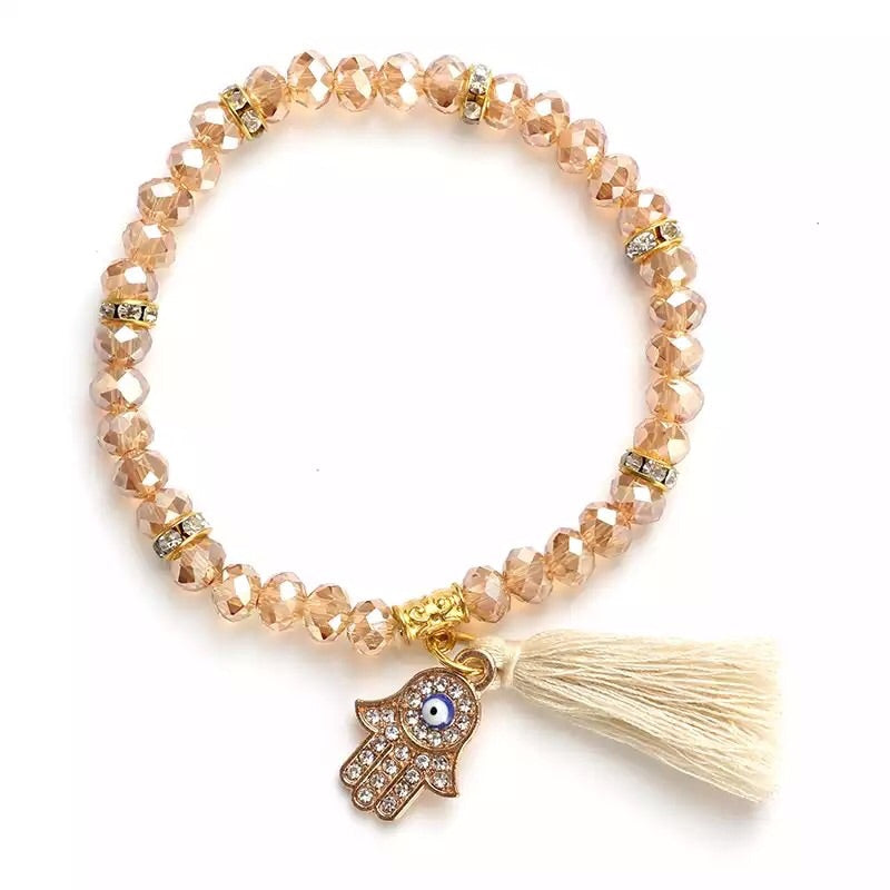 Nude Tassel Bracelet