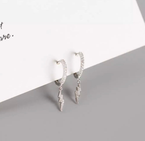 Andromeda • Silver Hoops