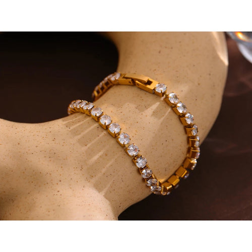 Otilia • Tennis Gold Bracelet