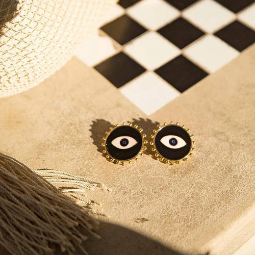 Zurah • Evil Eye Earrings
